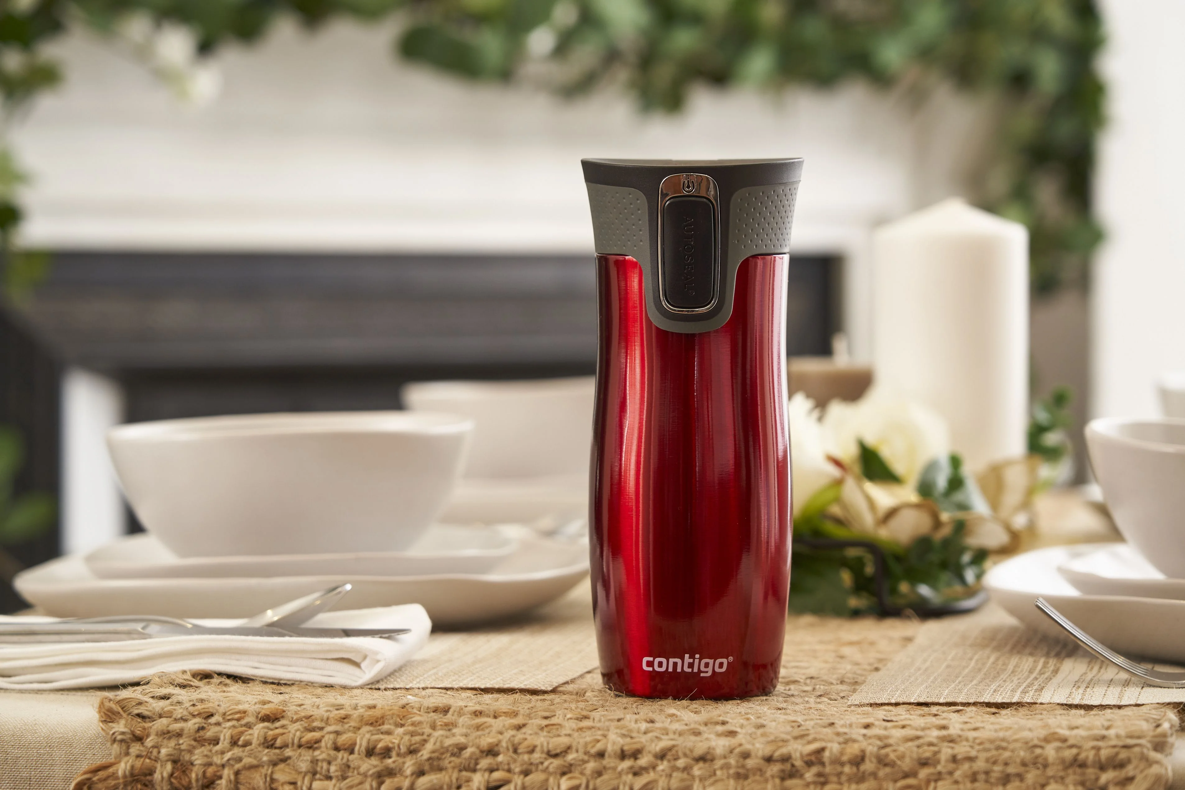 Contigo Termoláhev West Loop Red červená 470 ml