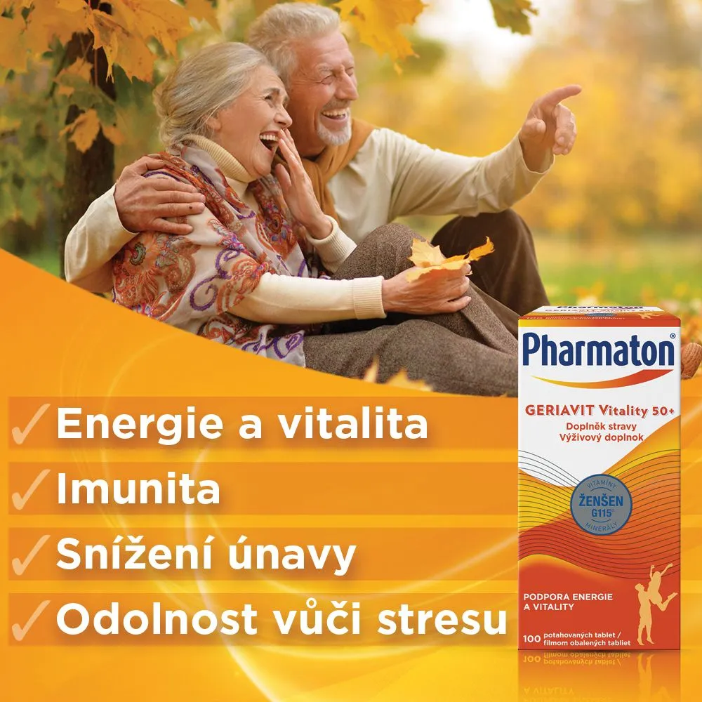 Pharmaton Geriavit Vitality 50+ 100 tablet