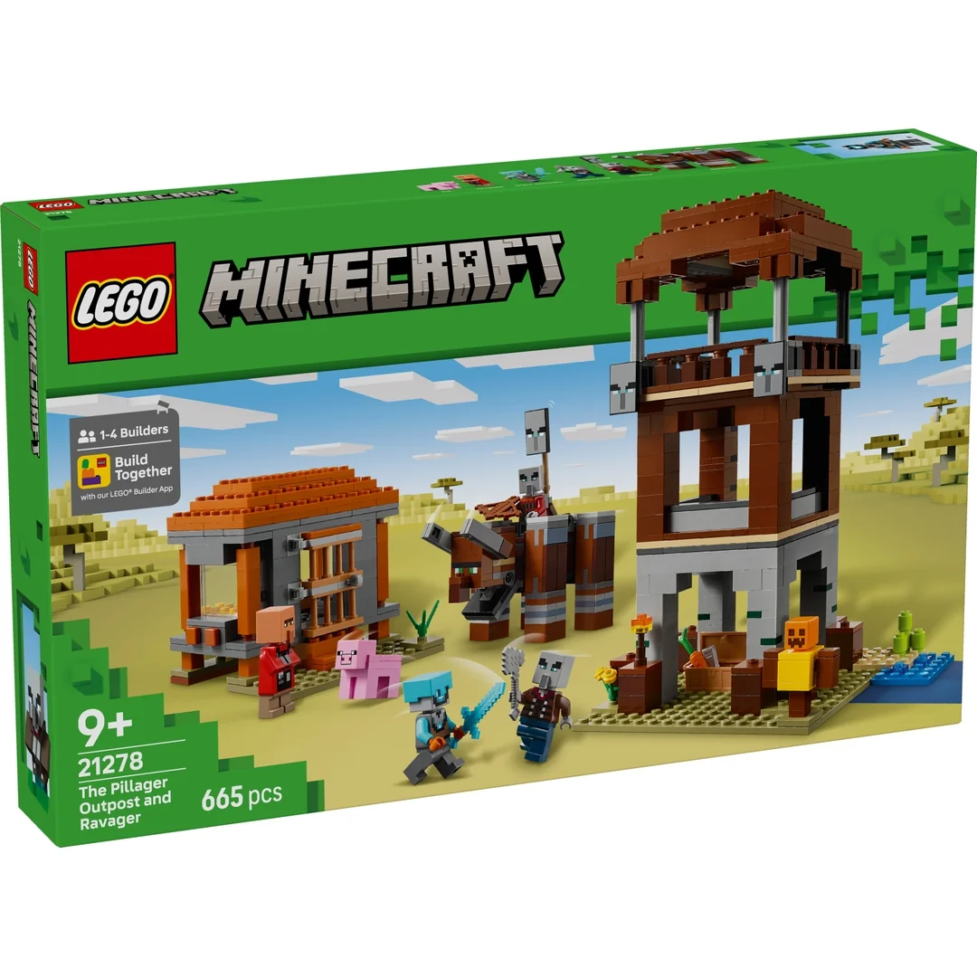 LEGO® Minecraft® 21278 Základna plenitelů a Ničitel