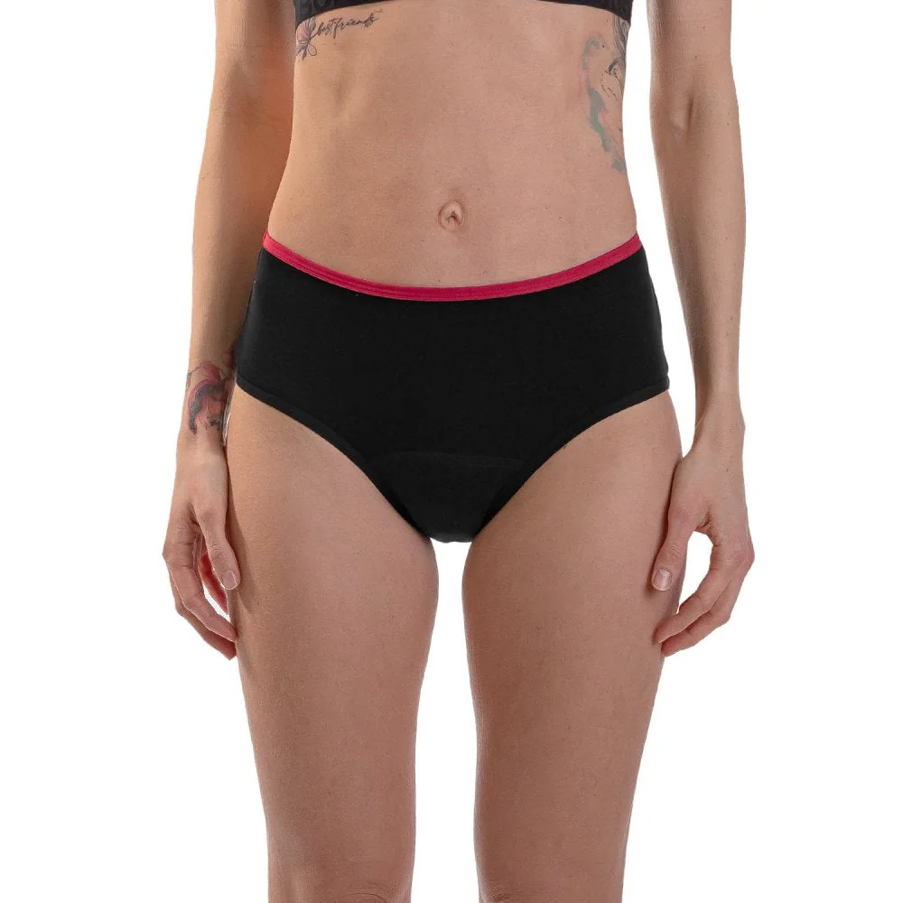 Repetky Menstruační kalhotky s merinem, vysoké, pro střední menstruaci S