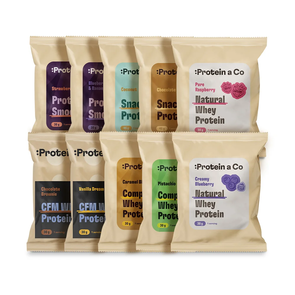 Protein a Co Ochutnávková sada proteinových vzorků 10 ks