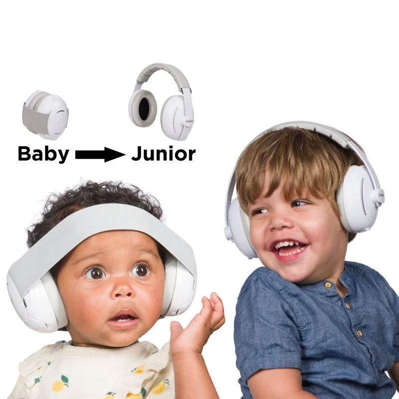 Dooky chrániče sluchu 2v1 BABY & JUNIOR 0-12r White