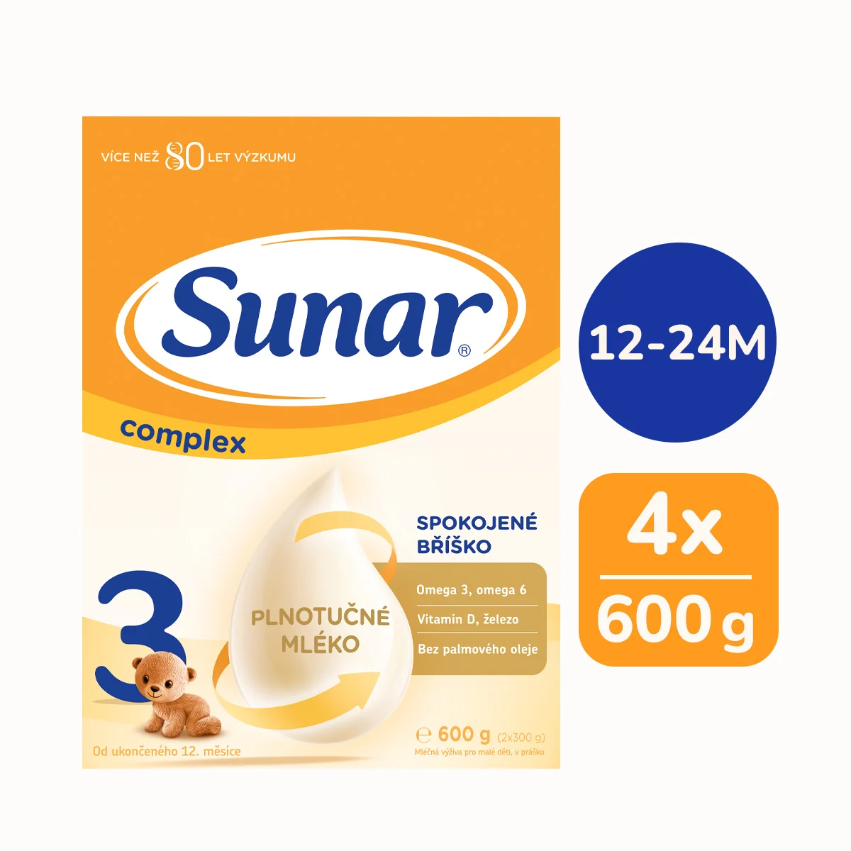 Sunar Complex 3 4x600 g