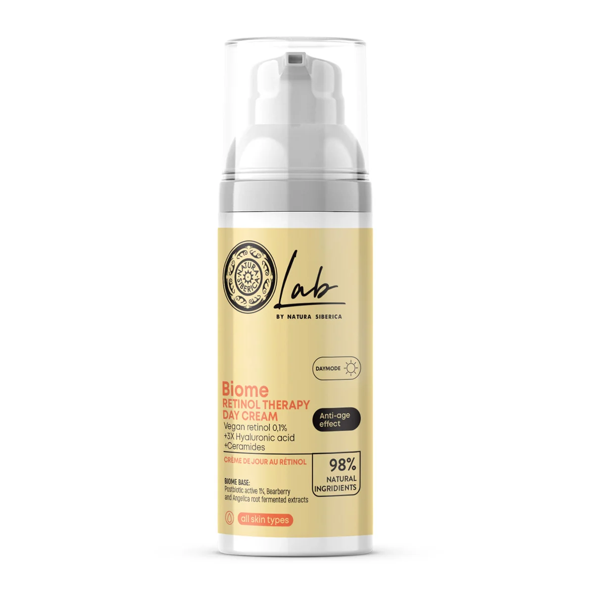 Natura Siberica Lab Biome Retinol Therapy Denní krém 50 ml