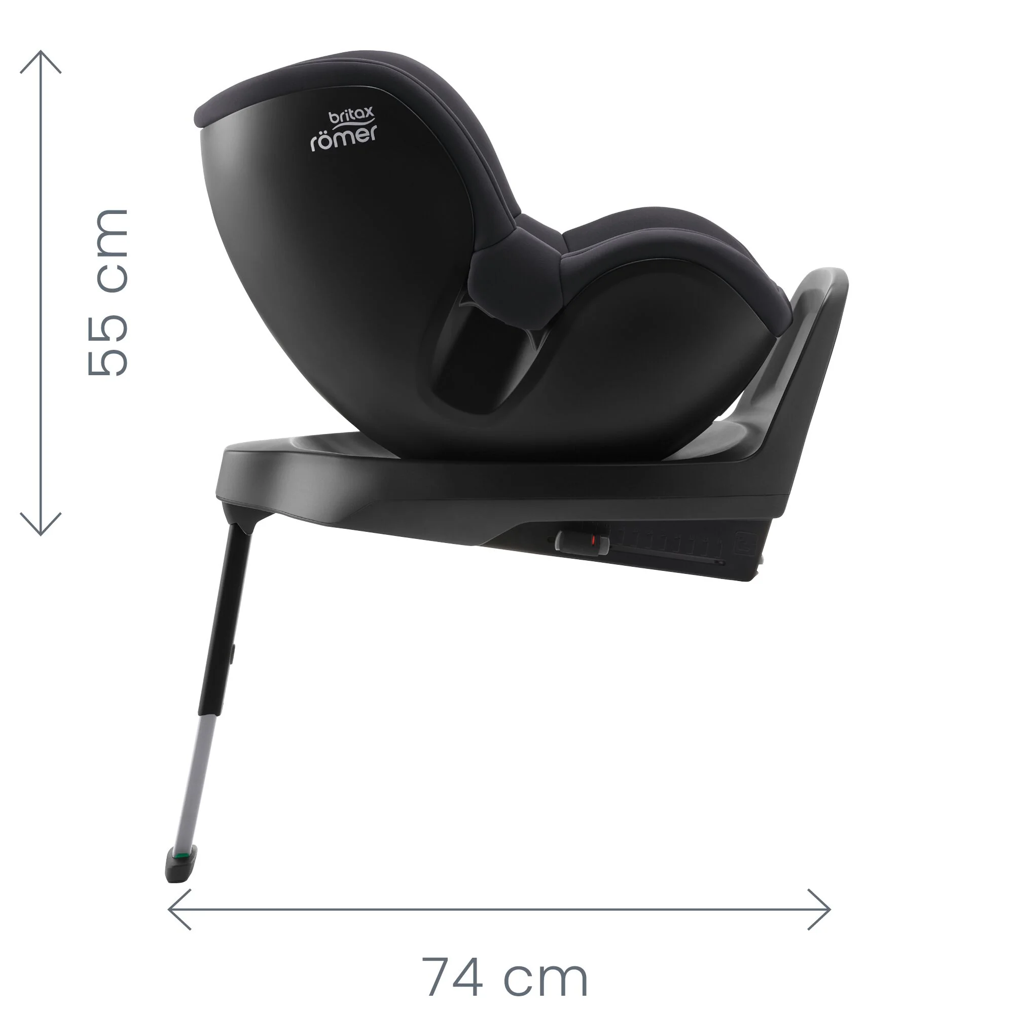 Britax Römer Autosedačka Dualfix M Plus, Space Black 2