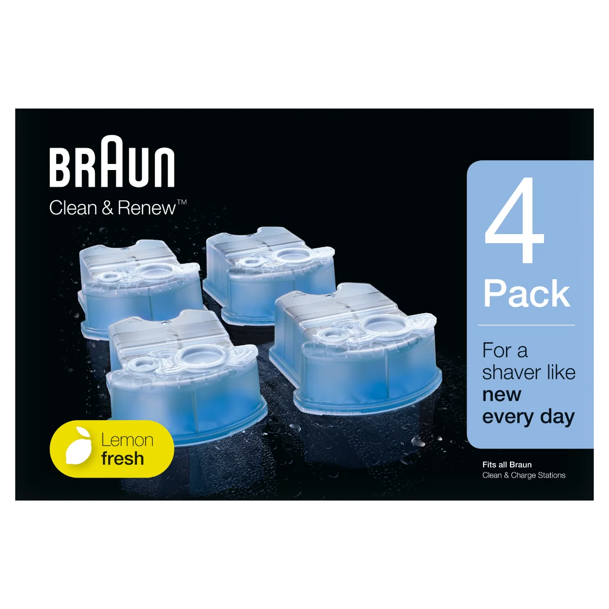 Braun Clean&Renew CCR4 náhradní náplň 4 ks