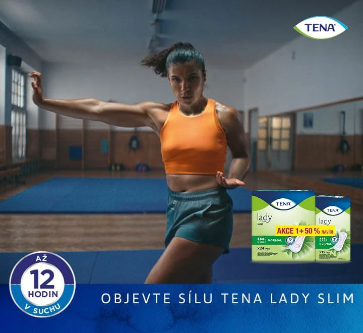 Objevte sílu Tena Lady Slim. Tena Lady Slim Mini inkontinenční vložky 20+10 ks Objevte sílu Tena Lady Slim. Tena Lady Slim Mini inkontinenční vložky 20+10 ks