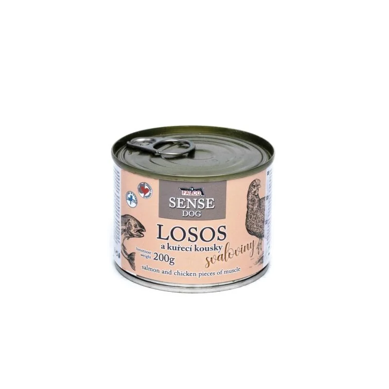 Sokol Falco SENSE DOG losos a kuřecí 200g