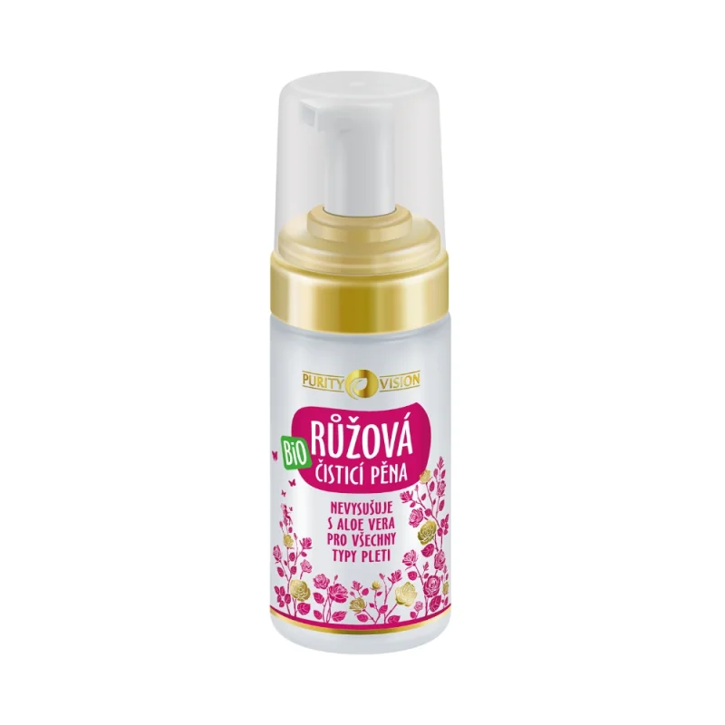 PURITY VISION BIO Růžová čisticí pěna 90 ml