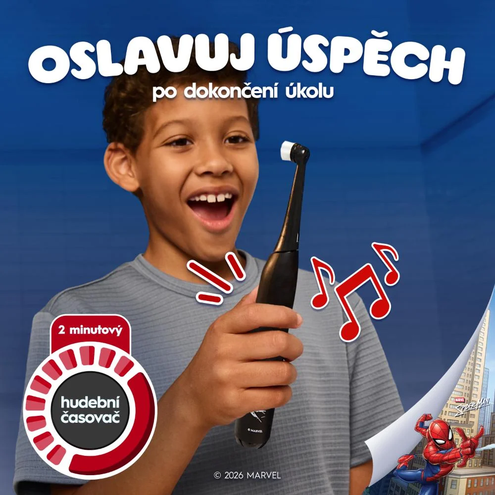 Oral-B iO Kids Spiderman elektrický zubní kartáček