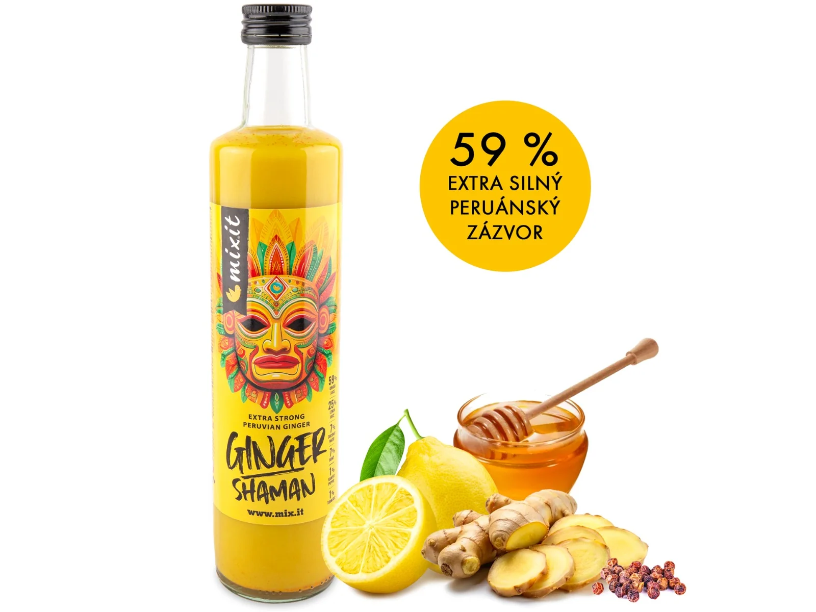 Mixit Ginger Shaman Zázvorový nápoj 500 g