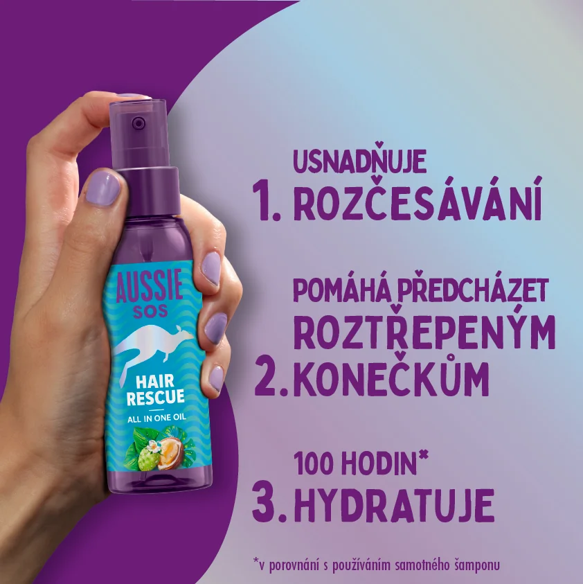 Aussie SOS Hair Rescue All in One olej 100 ml