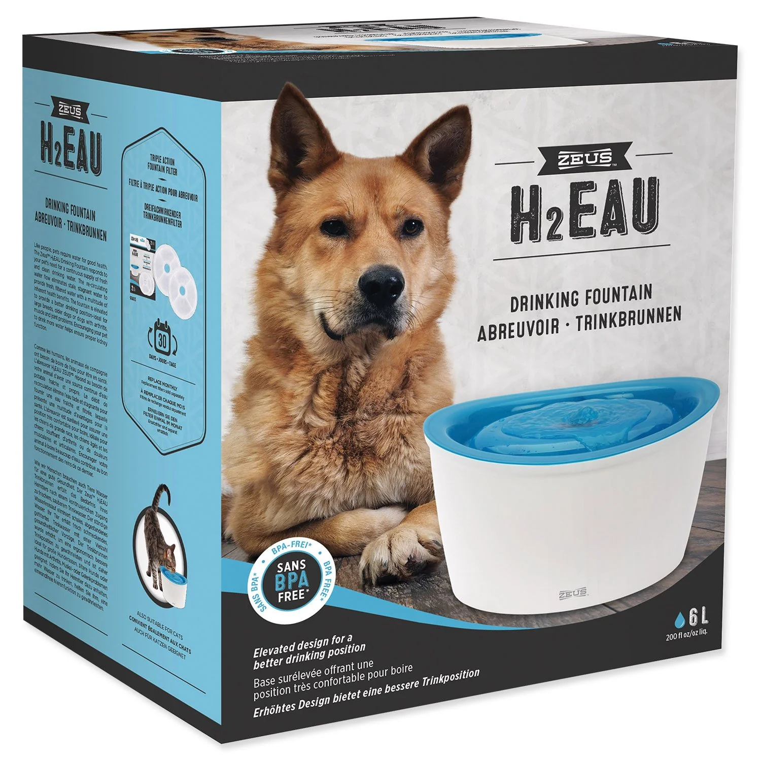 DOG IT Fontána ZEUS 6L