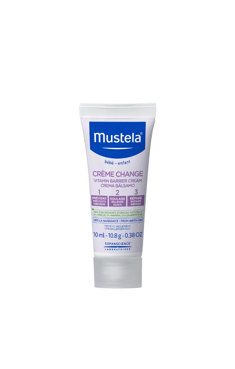 Mustela Newborn kosmetická taštička s produkty péče o miminko 