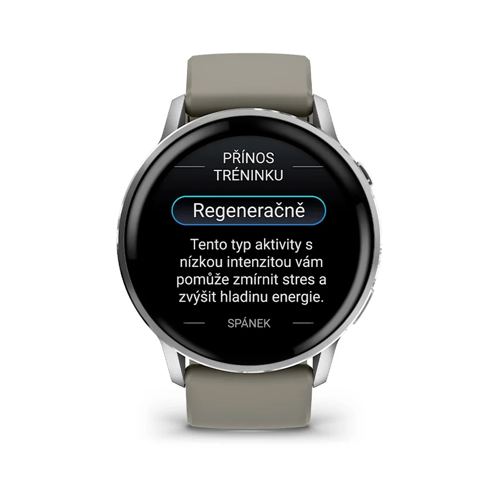 Garmin Venu 4 45 mm chytré hodinky Silver/SilverGray Silicone