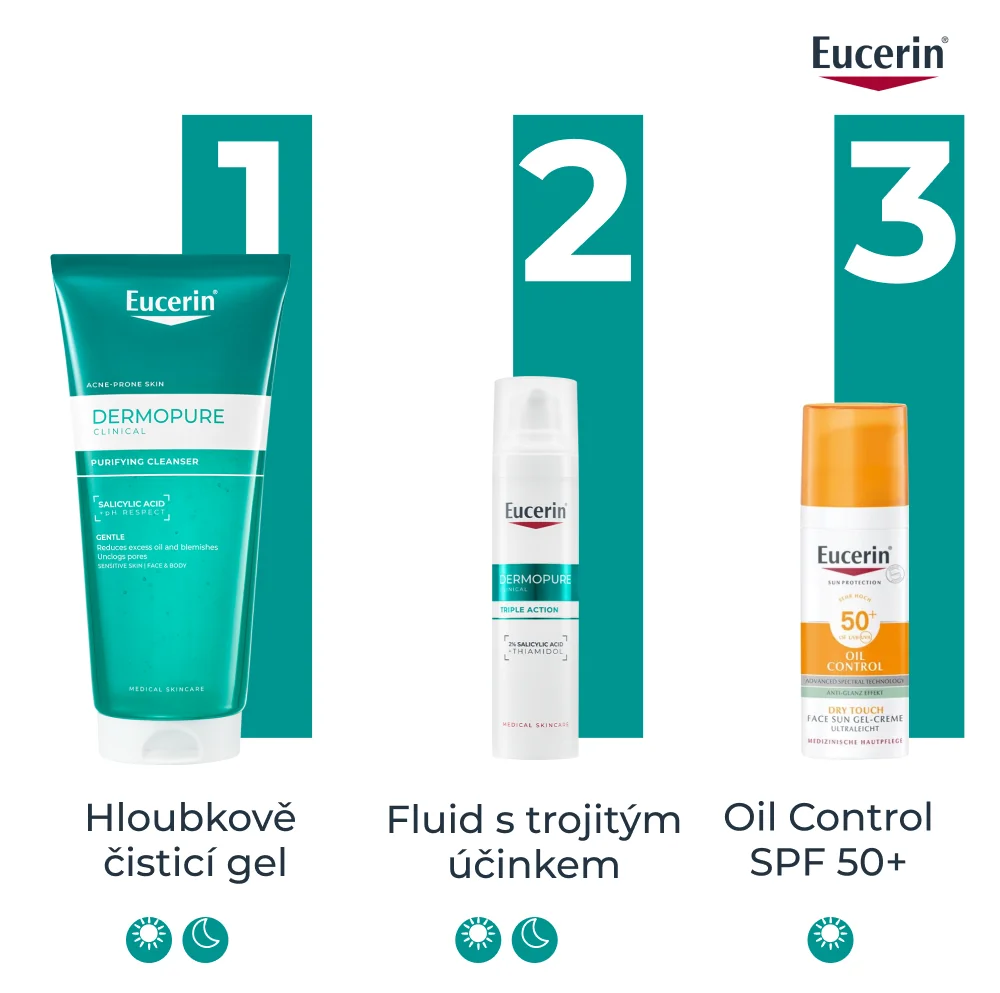 Eucerin DermoPure Clinical Čisticí gel 200 ml