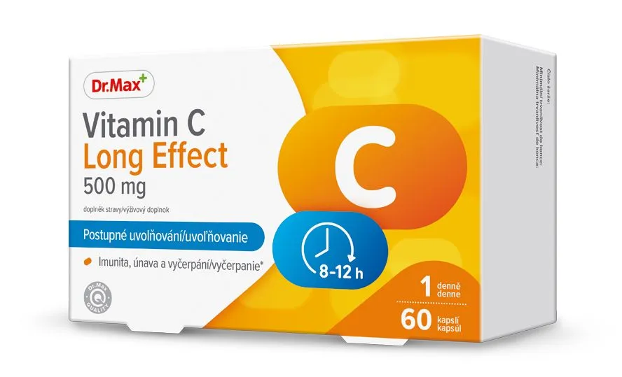 Dr. Max Vitamin C Long Effect 500 mg 60 kapslí