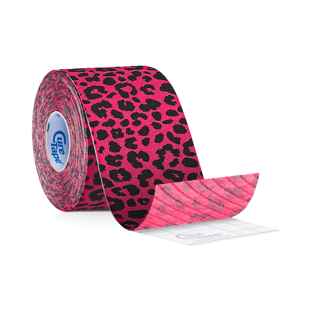 CureTape Art 5 cm x 5 m kineziologický tejp Leopard