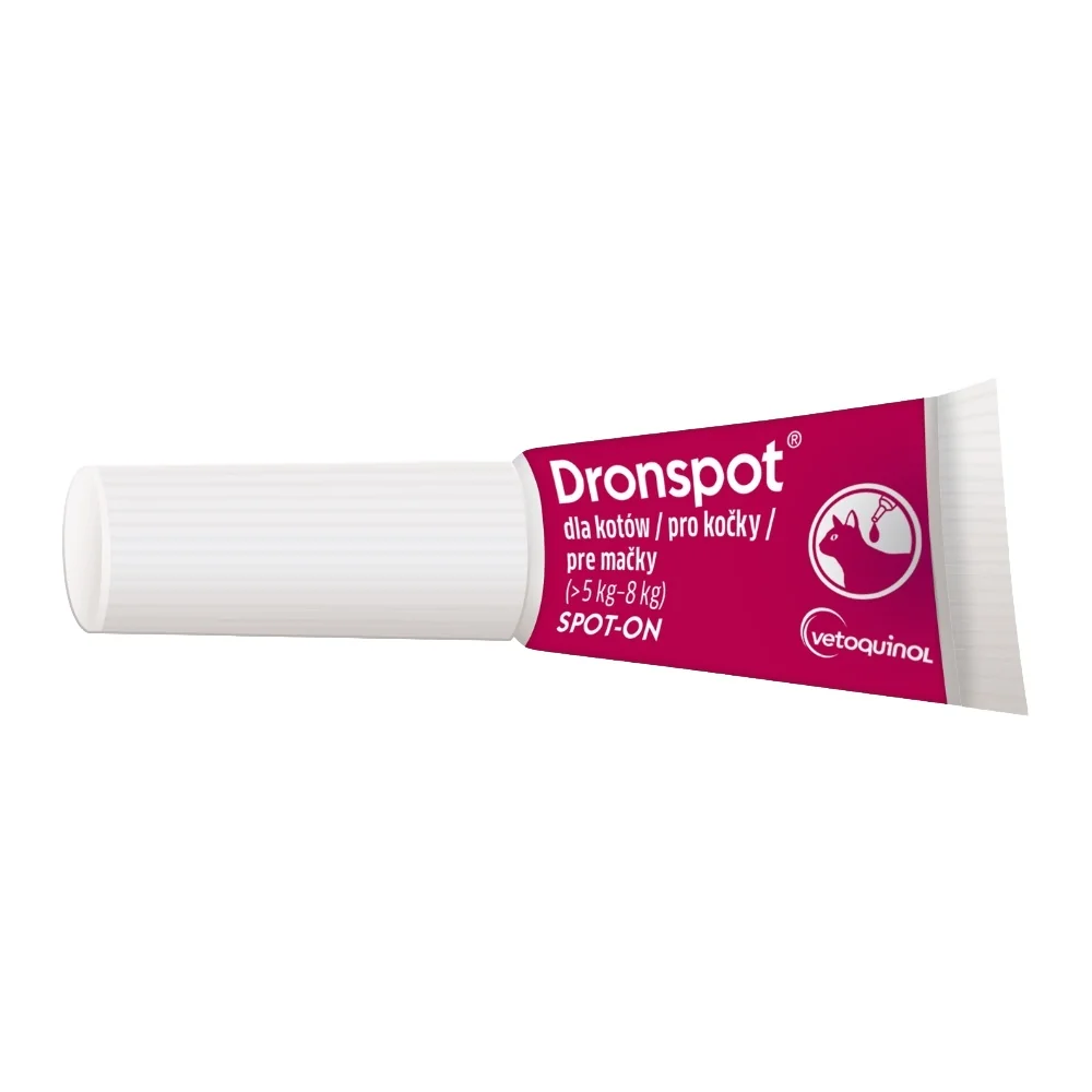 Dronspot 96 mg/24 mg pro velké kočky spot-on 2x1,12 ml