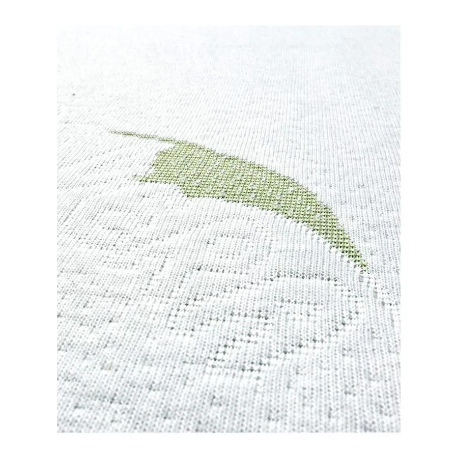 SENSILLO Dětská matrace do postýlky 60x120cm, kokos,pěna,pohanka Luxe, Aloe