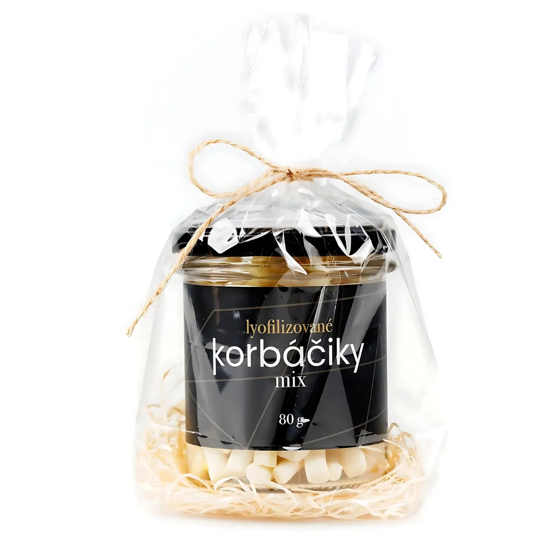 Lyopotraviny MiXniSi - Lyofilizované korbáčiky, 80 g, Dárkové balení