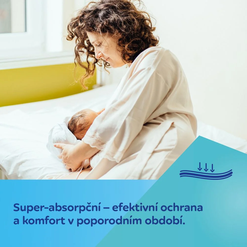 Canpol babies Vysoce absorpční tvarované vložky po porodu 10 ks