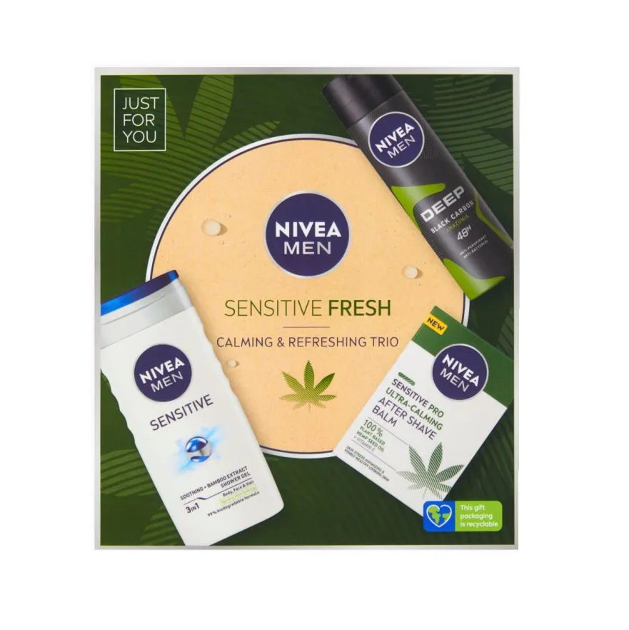 Nivea Men Box Sensitive Fresh dárkový set
