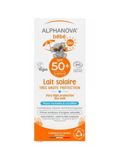 Alphanova SUN BIO Opalovací krém pro miminka SPF50 125 ml