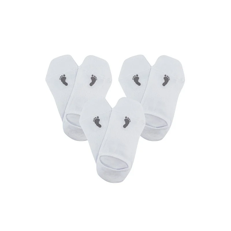 VoXX 3PACK ponožky bílé (Barefoot sneaker) S