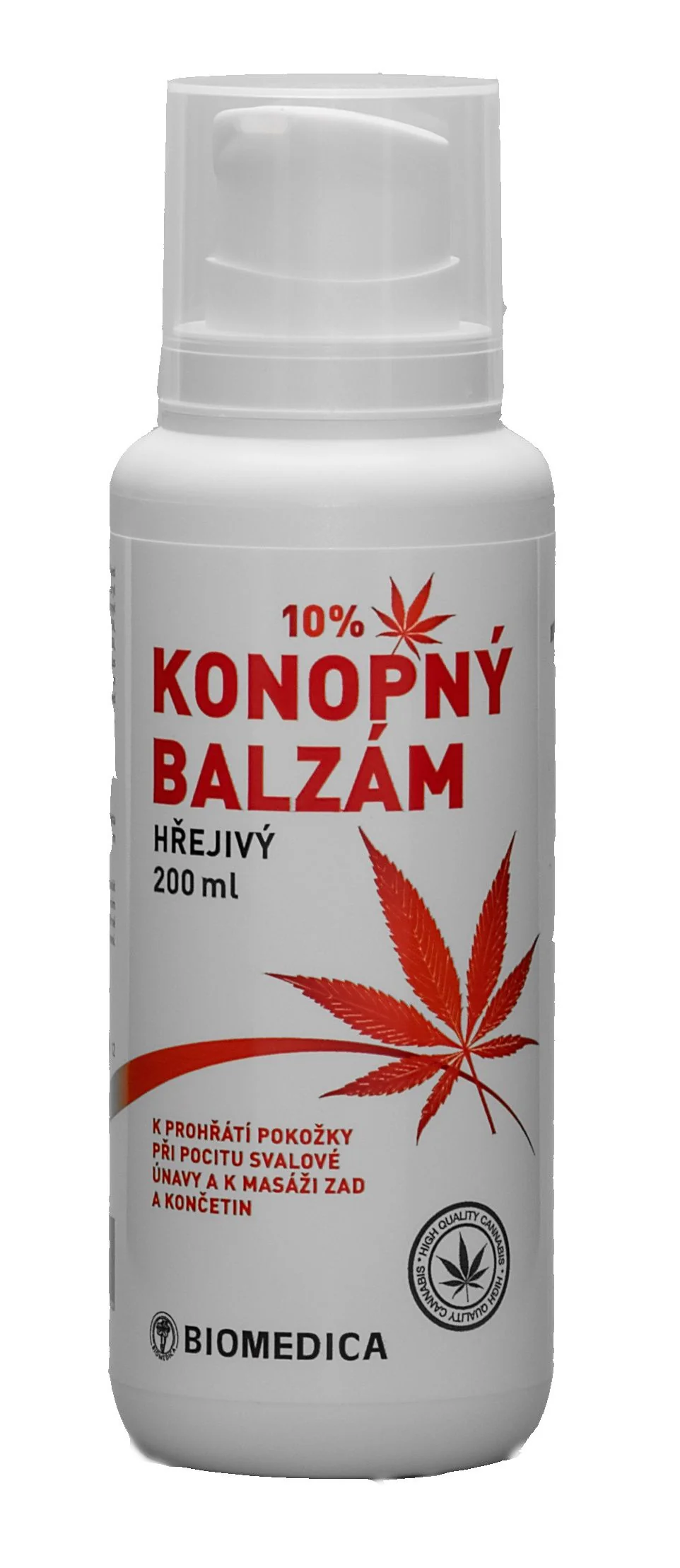 Konopný balzám hřejivý 200ml