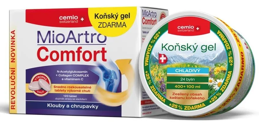 Cemio MioArtro Comfort tbl.120 + Koňský gel 500ml ZDARMA