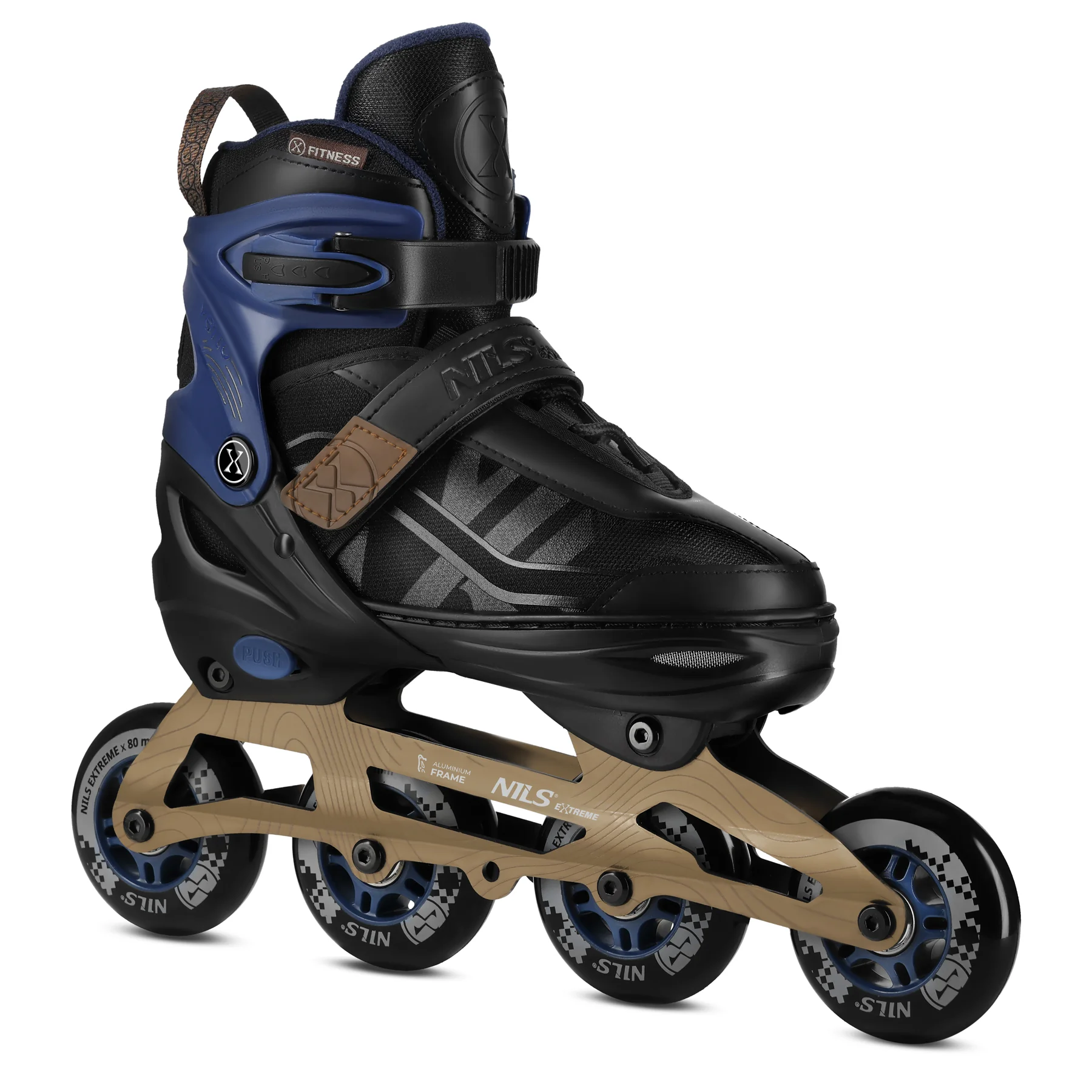 NILS EXTREME Kolečkové brusle NA684 Velto modré Velikost: XL(42-45)