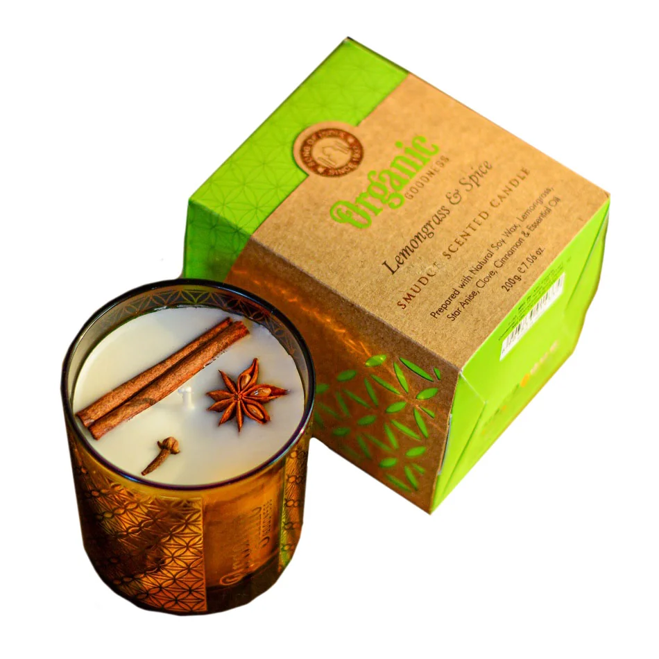 Song of India Sada vonných svíček Organic Goodness 6x 200 g