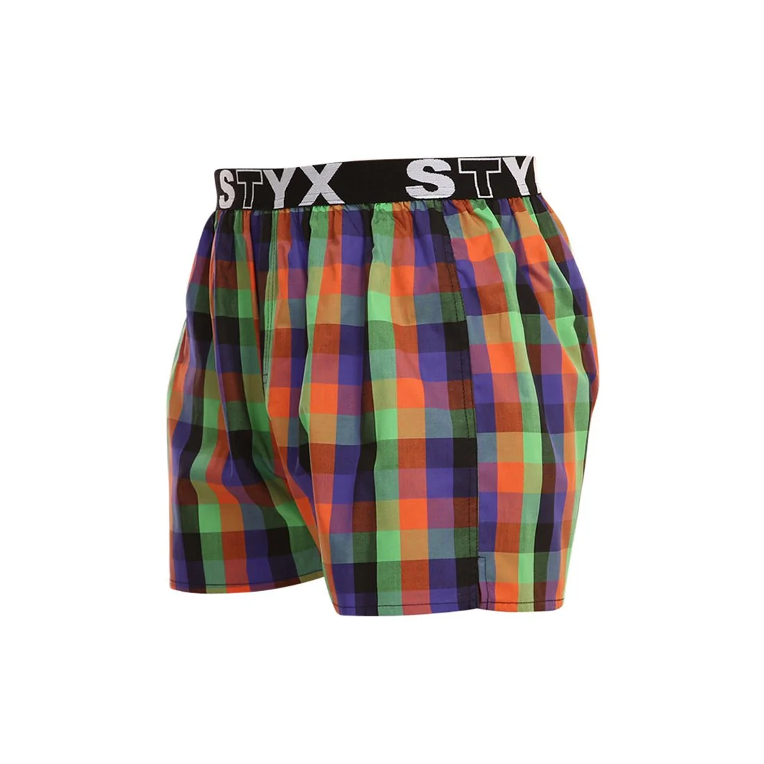 Styx Pánské trenky sportovní guma vícebarevné (B912) XXL