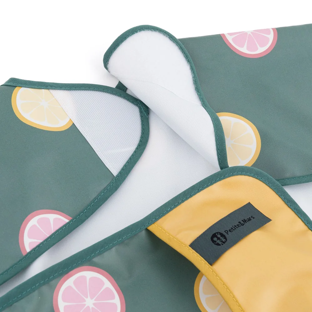 Petite&Mars Bryndák s dlouhým rukávem Ben Beige Citrus 1 ks