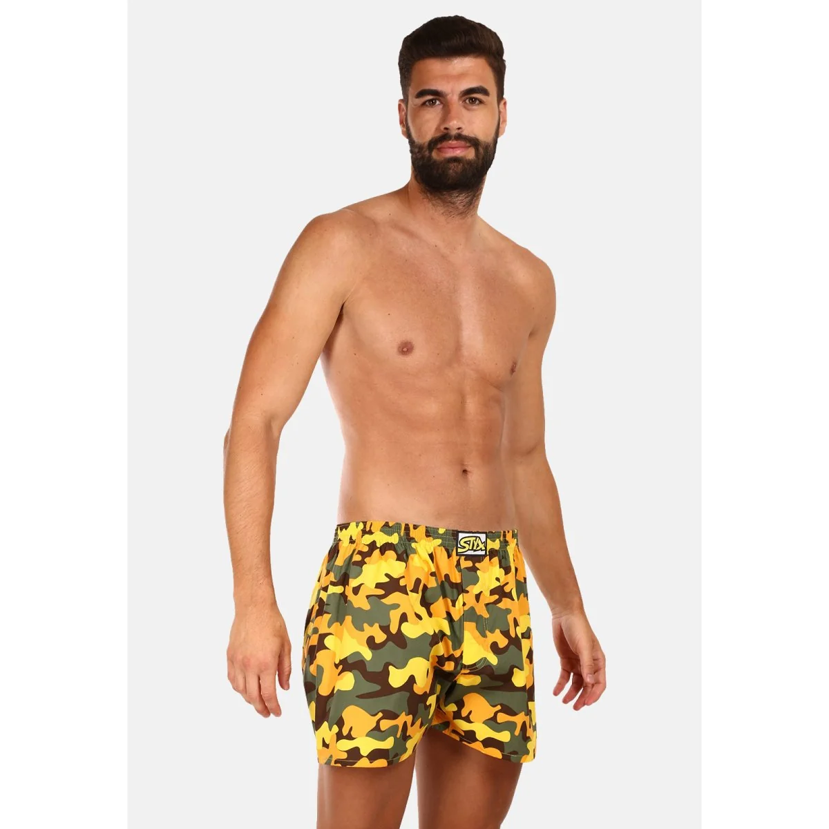 Styx 3PACK pánské trenky art klasická guma vícebarevné (3A15901) S
