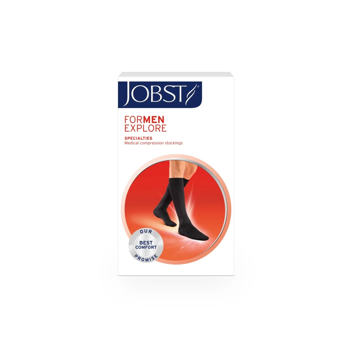 JOBST forMen Explore KT 1 Lýtkové punčochy se špicí vel. II 1 pár černé