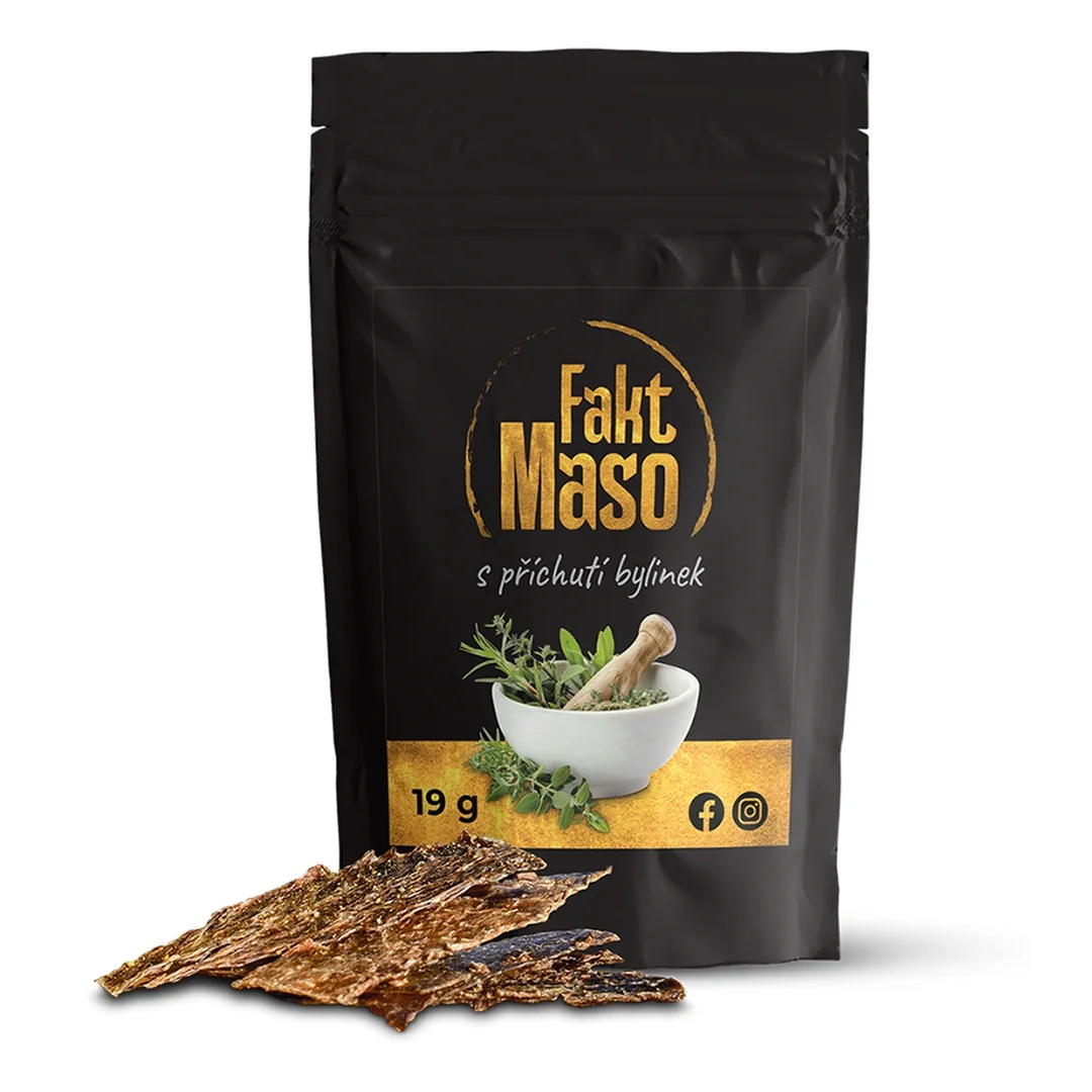 Lyopotraviny Hovězí chipsy Fakt Maso!- sušené maso, 19 g, BYLINKY