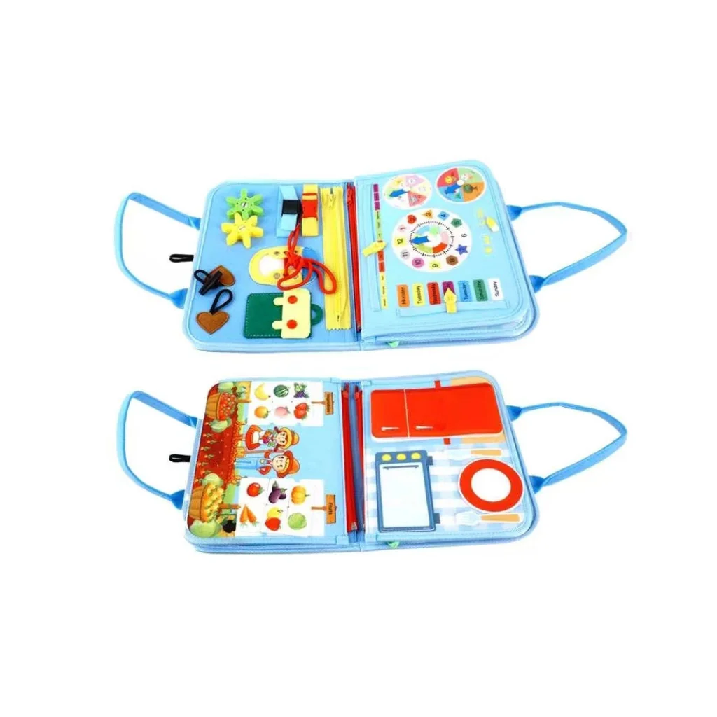 2Kids Toys Senzorická busy kniha Dinosauři 3 