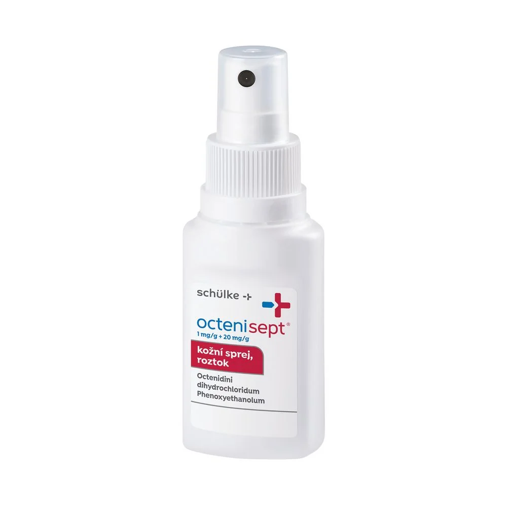Octenisept 1 mg/g + 20 mg/g kožní sprej, roztok 50 ml