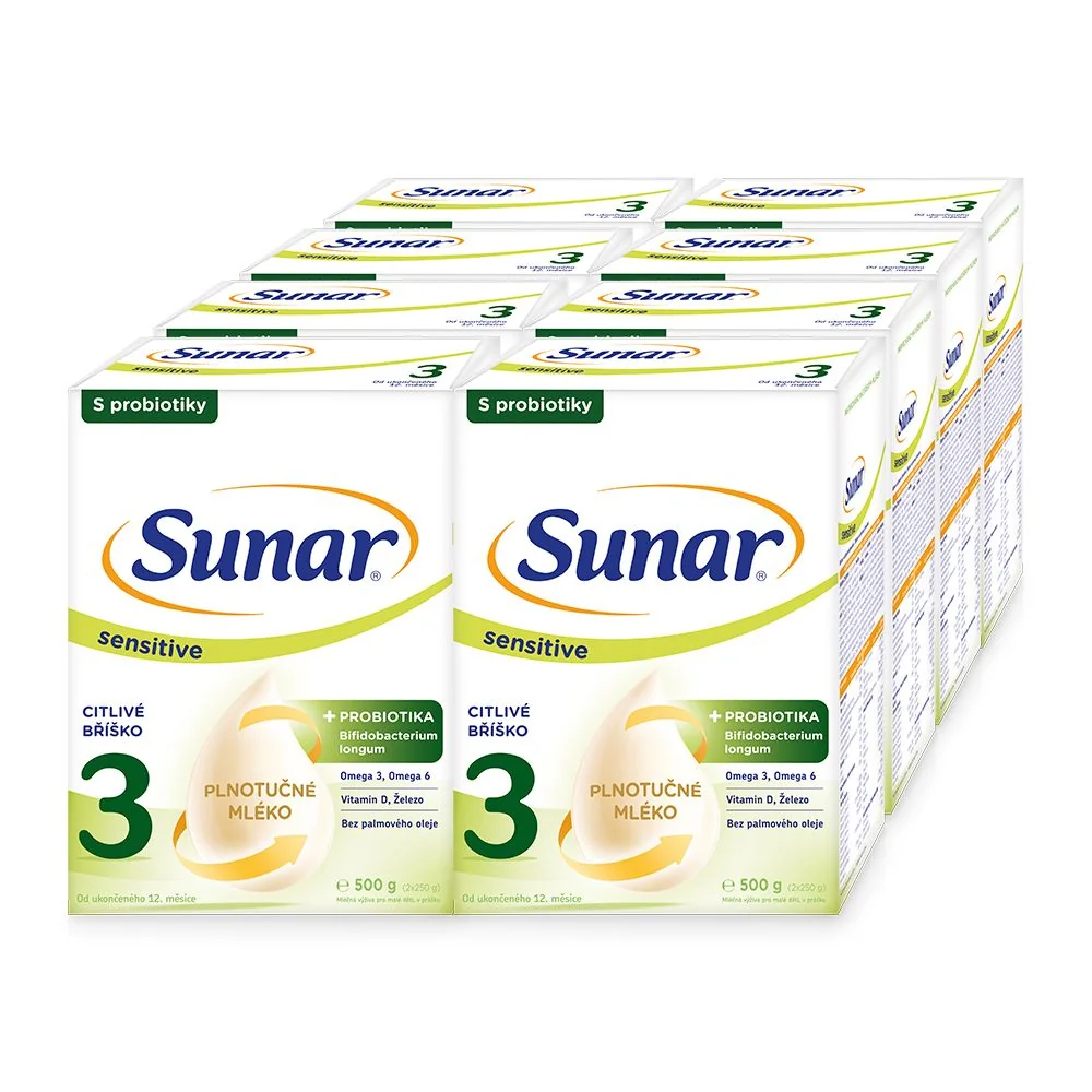 Sunar Sensitive 3 8x500 g