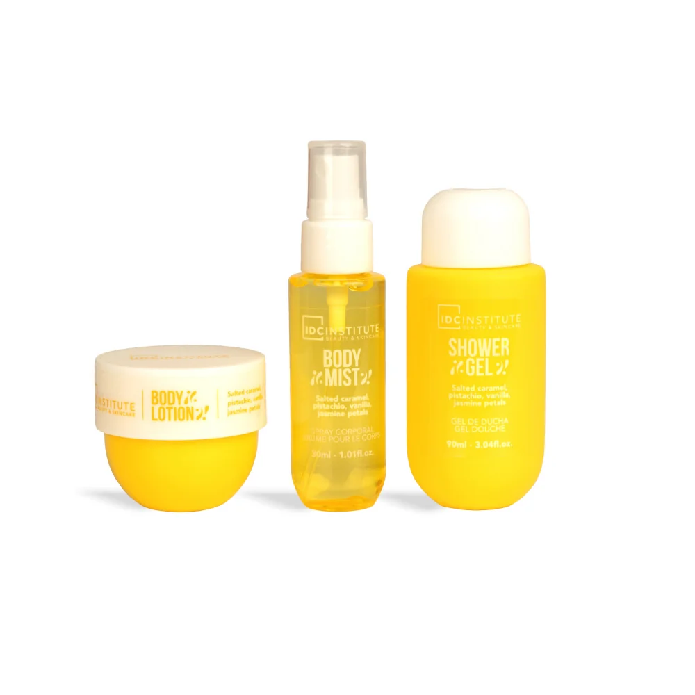 IDC Institute RADIANT SKIN cestovní sada v taštičce 3 ks