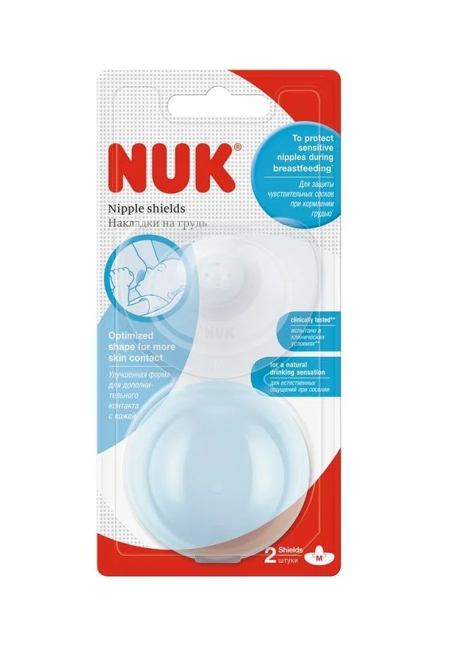 NUK Ochranný prsní klobouček vel. M 2 ks + box