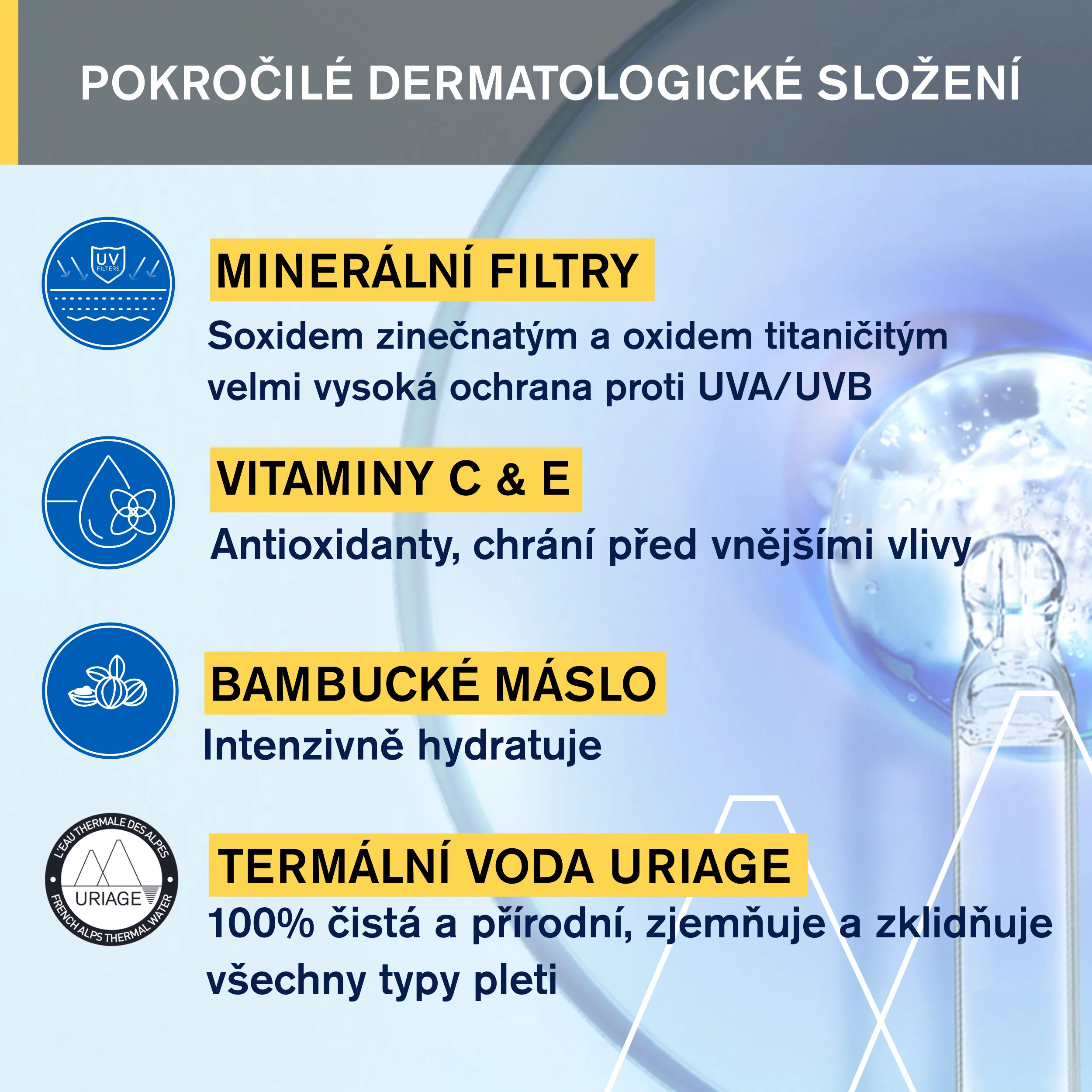 Uriage Bariésun Minerální tyčinka SPF50+ 8 g