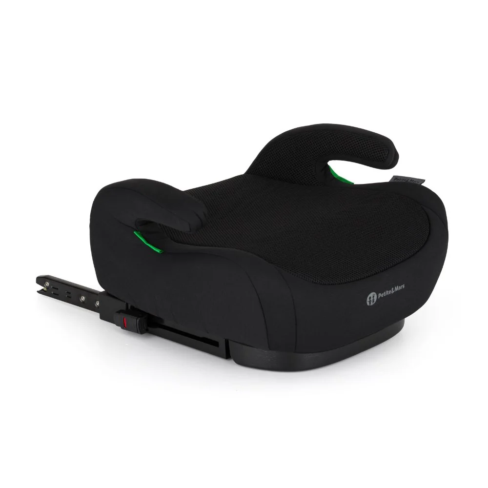 Petite&Mars Podsedák Optimus Pro i-Size Air Coal Black 125 - 150 cm (22-36 kg)