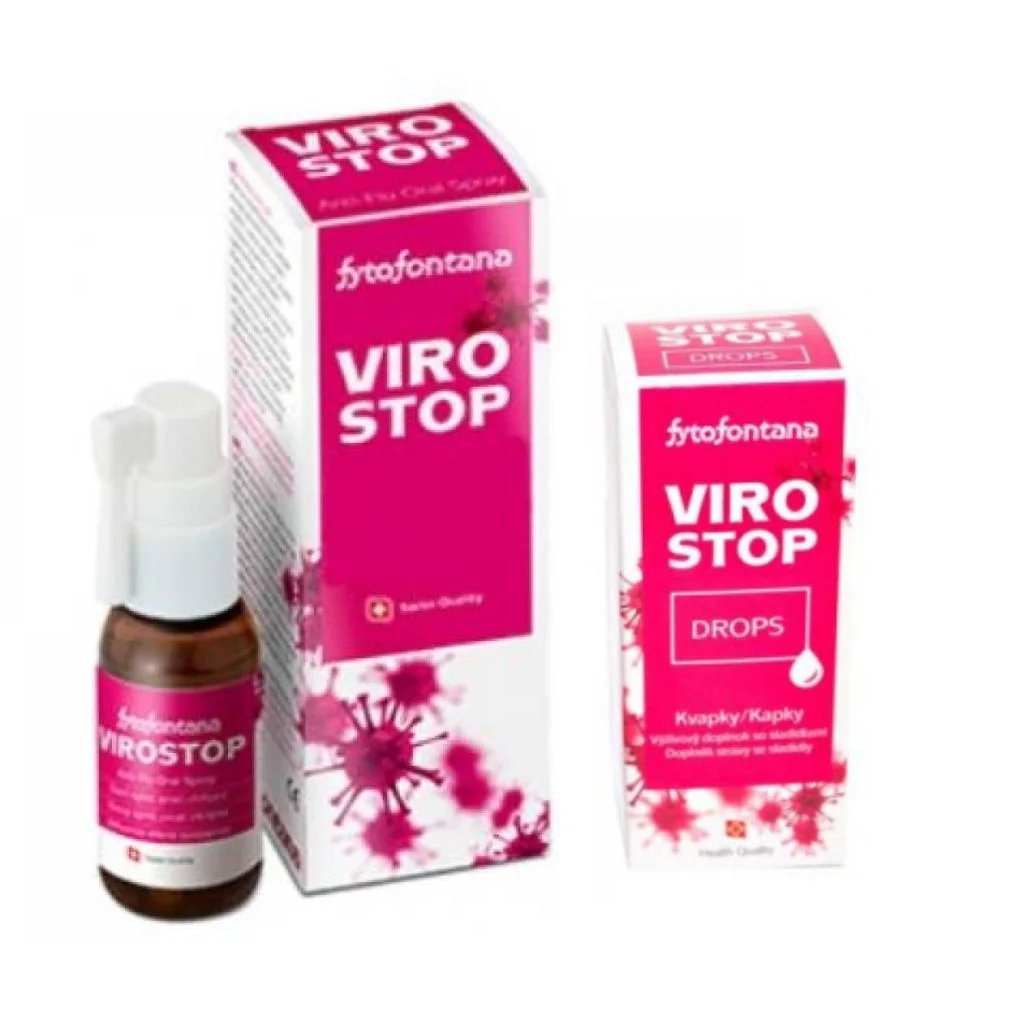 Virostop ústní sprej 30 ml + kapky 25 ml