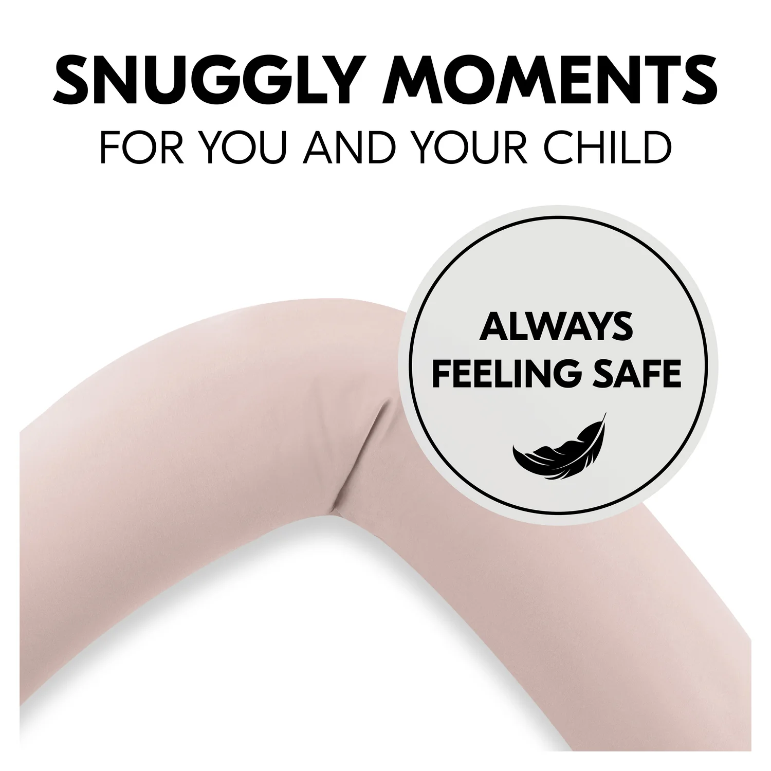 Hauck Multifunkční polštář NURSE N CARE, Smoky Pink