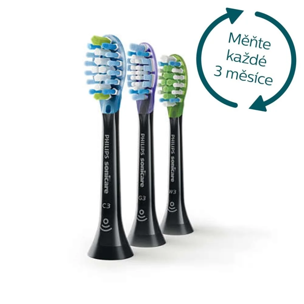 Philips Sonicare Premium Mix HX9073/33 black náhradní hlavice 3 ks
