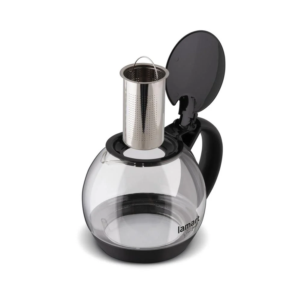 LAMART LT7058 Bulb 2 l čajová konvice černá