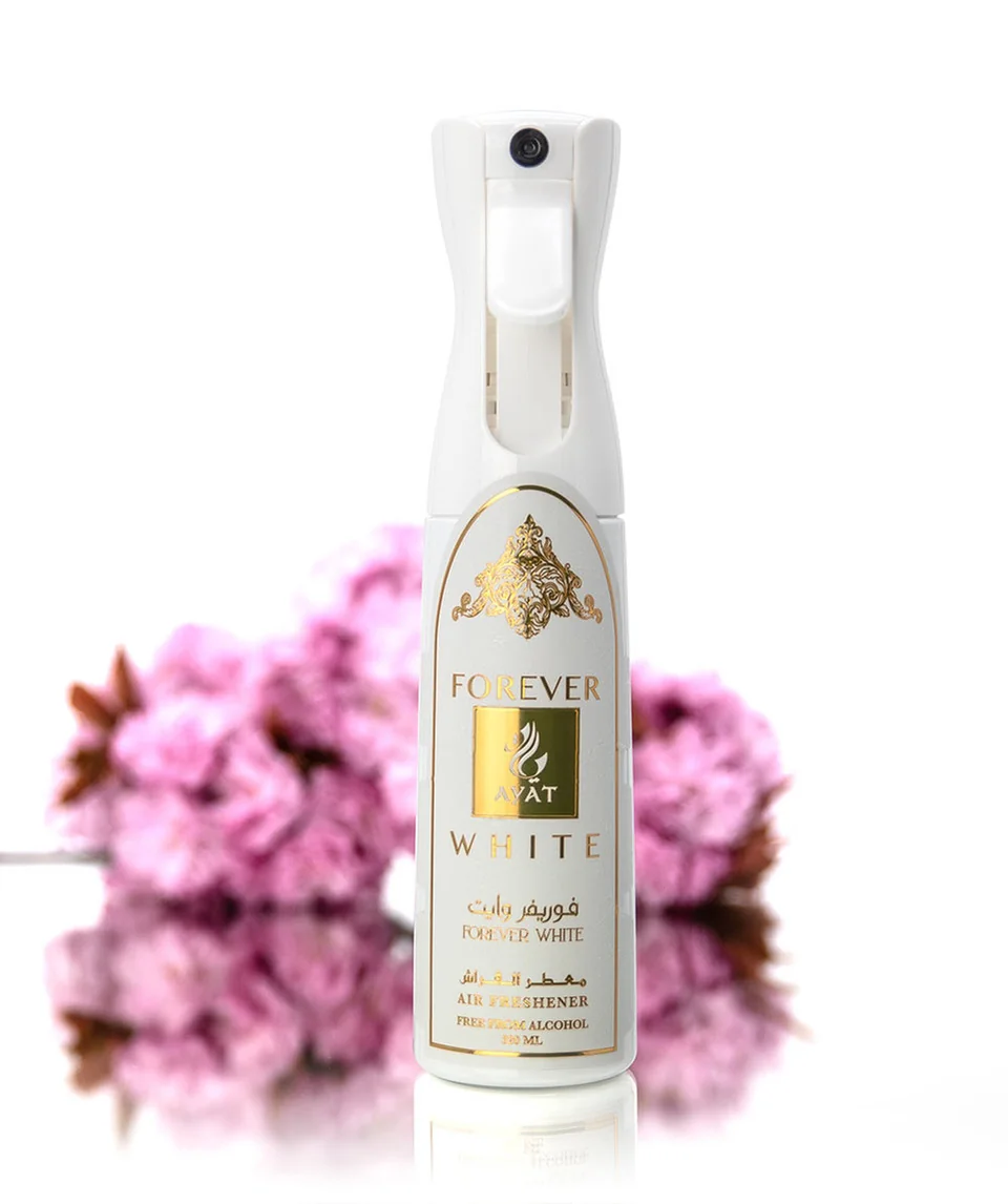 Ayat Perfumes Osvěžovač vzduchu - Air Freshener - FOREVER WHITE - 320ml 